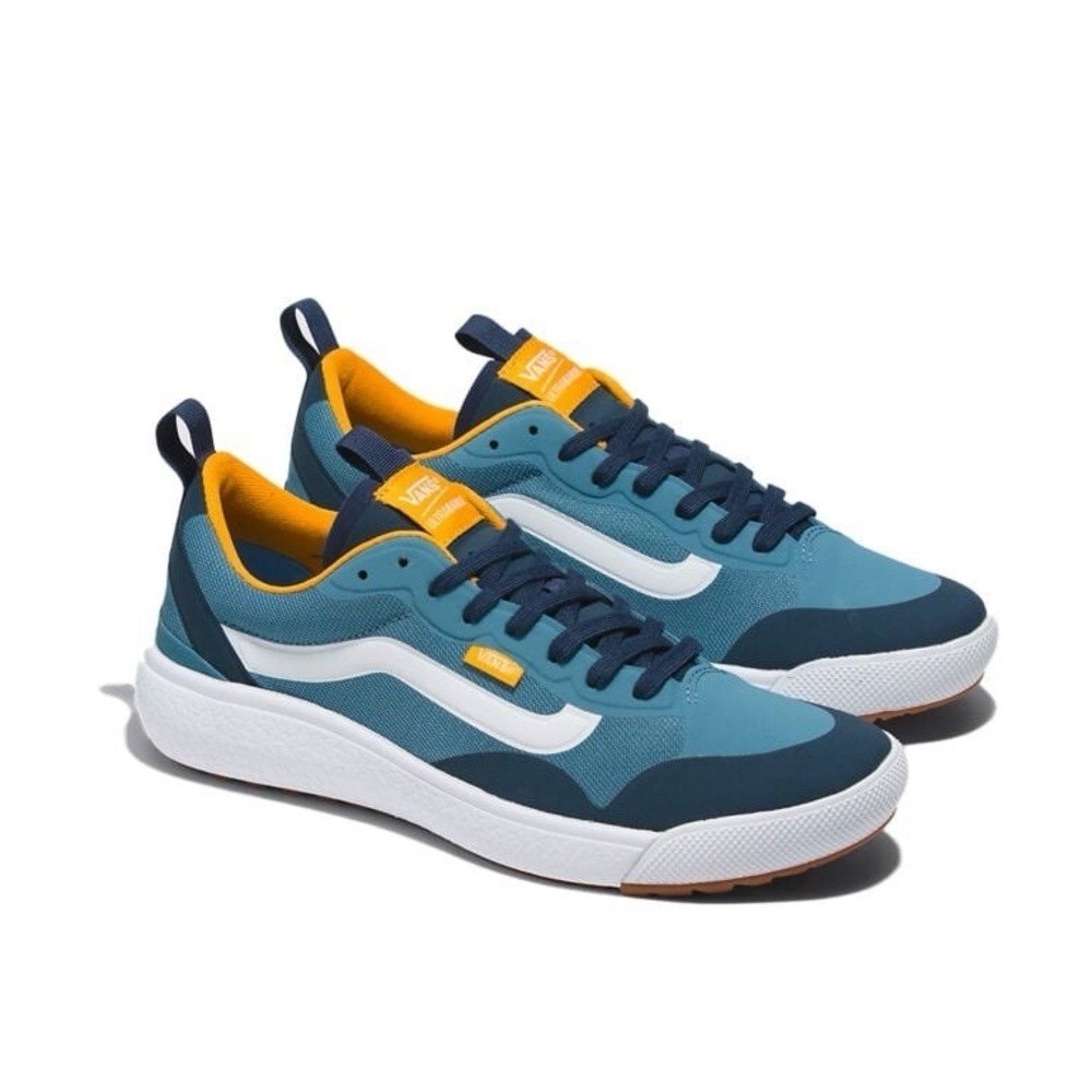 Vans UltraRange Exo Men's Size 7.5 Bluestone White Skateboarding Shoes NEW